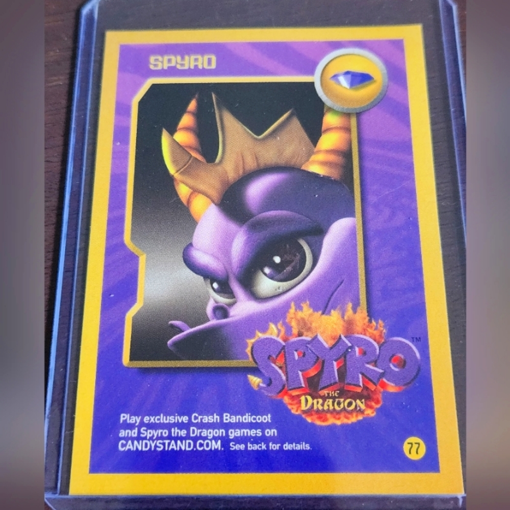 Spyro the Dragon & Crash Bandicoot Rare Card  #77